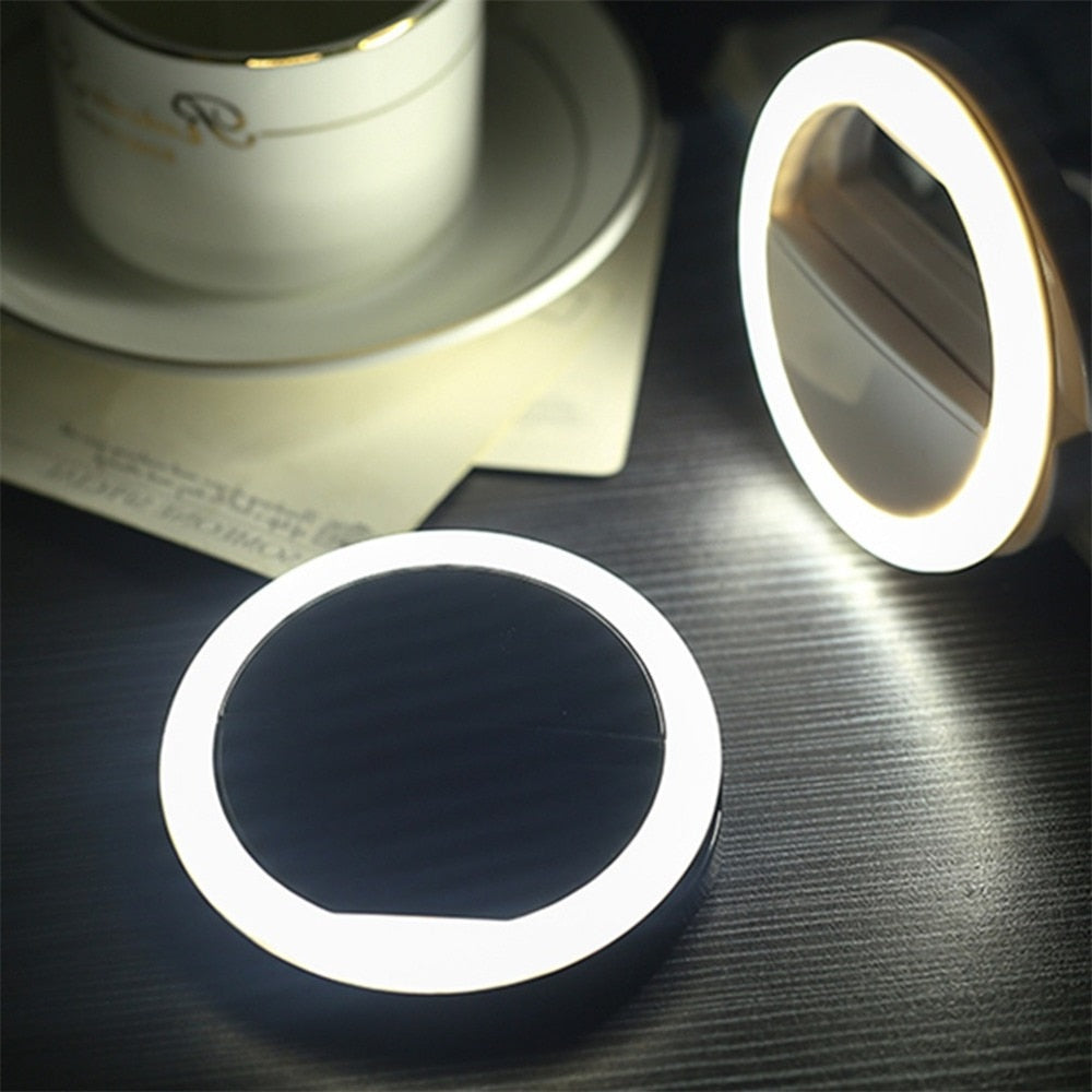 Portable LED Ring Selfie Light