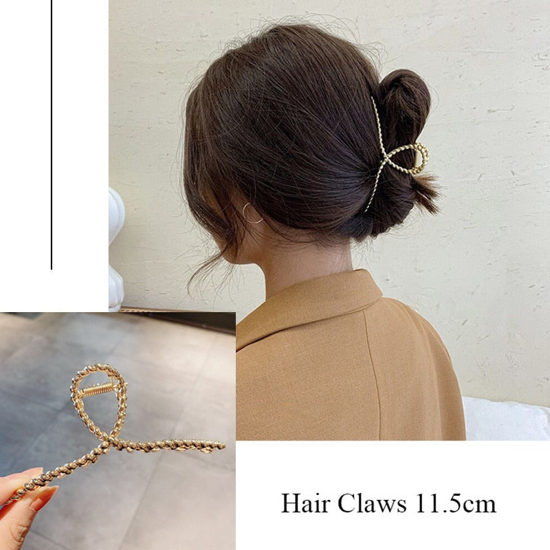 Metal Hair Claw For Women