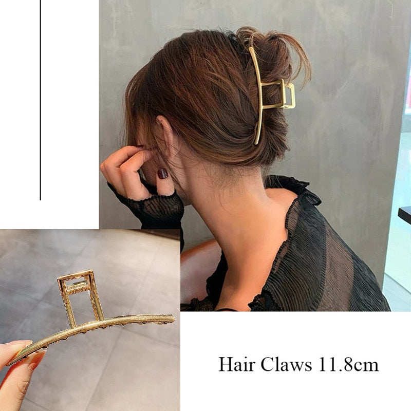 Metal Hair Claw For Women