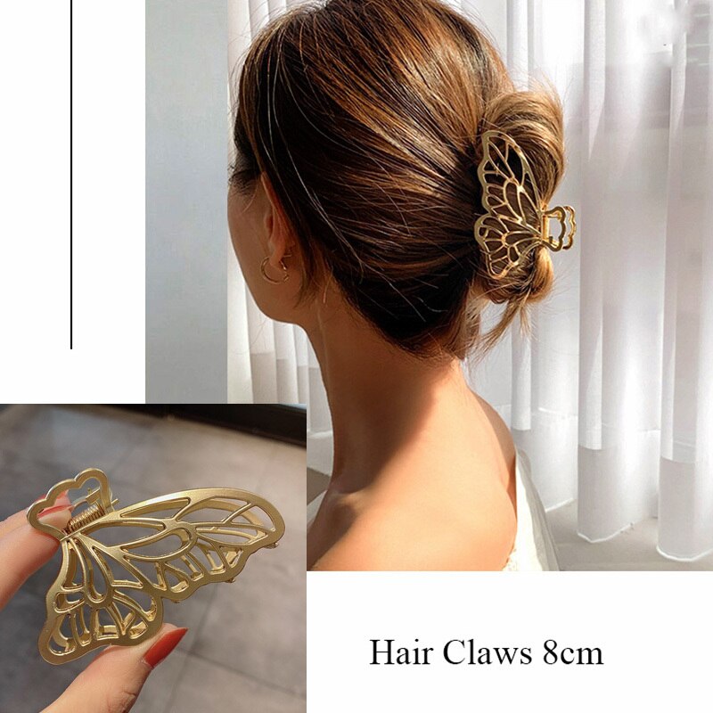 Metal Hair Claw For Women