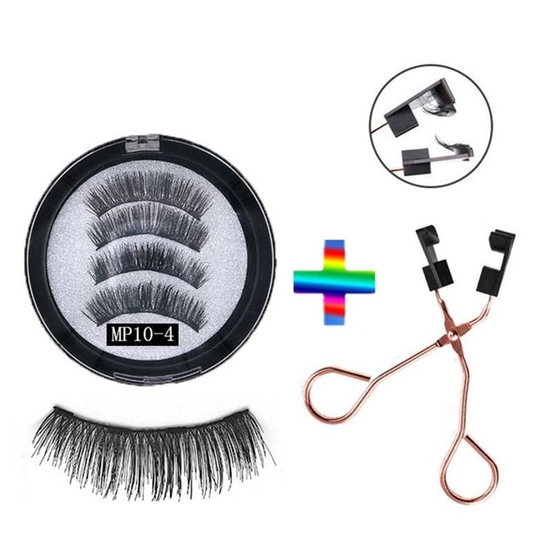 5 magnetic natural  eyelashes