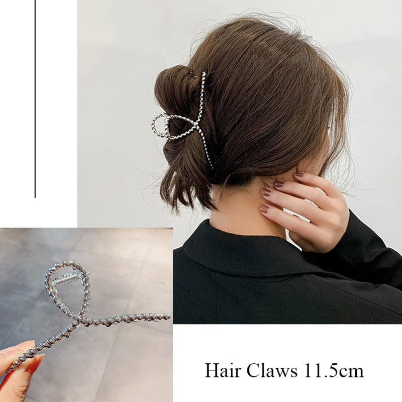 Metal Hair Claw For Women