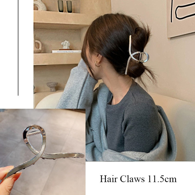 Metal Hair Claw For Women