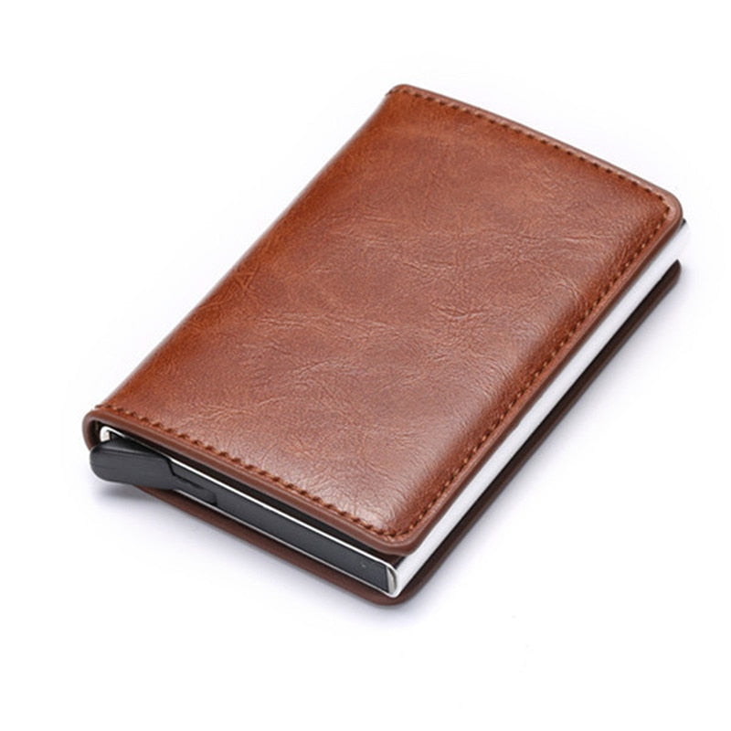 Customized Wallet Credit Card Holder RFID Aluminium Box Bank Card Holder with Money Clips