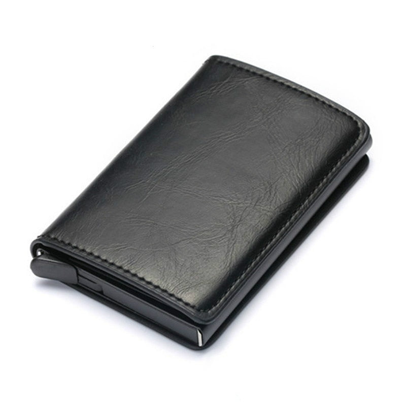 Customized Wallet Credit Card Holder RFID Aluminium Box Bank Card Holder with Money Clips