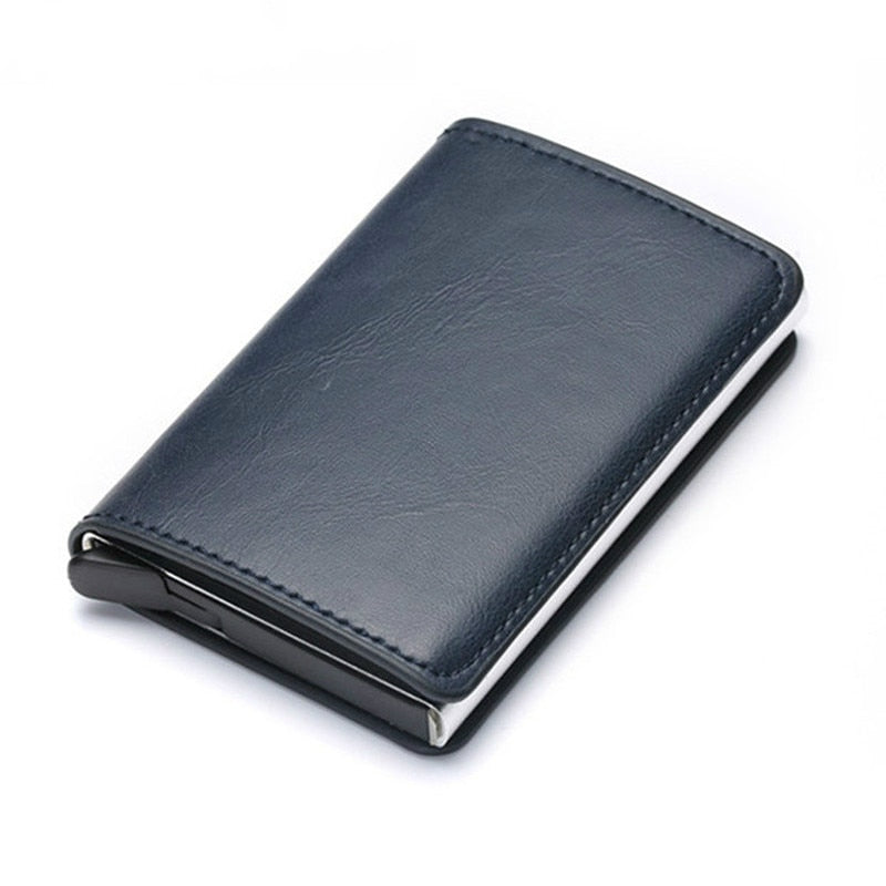 Customized Wallet Credit Card Holder RFID Aluminium Box Bank Card Holder with Money Clips