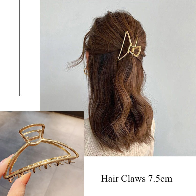 Metal Hair Claw For Women