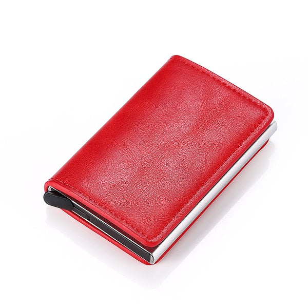 Customized Wallet Credit Card Holder RFID Aluminium Box Bank Card Holder with Money Clips