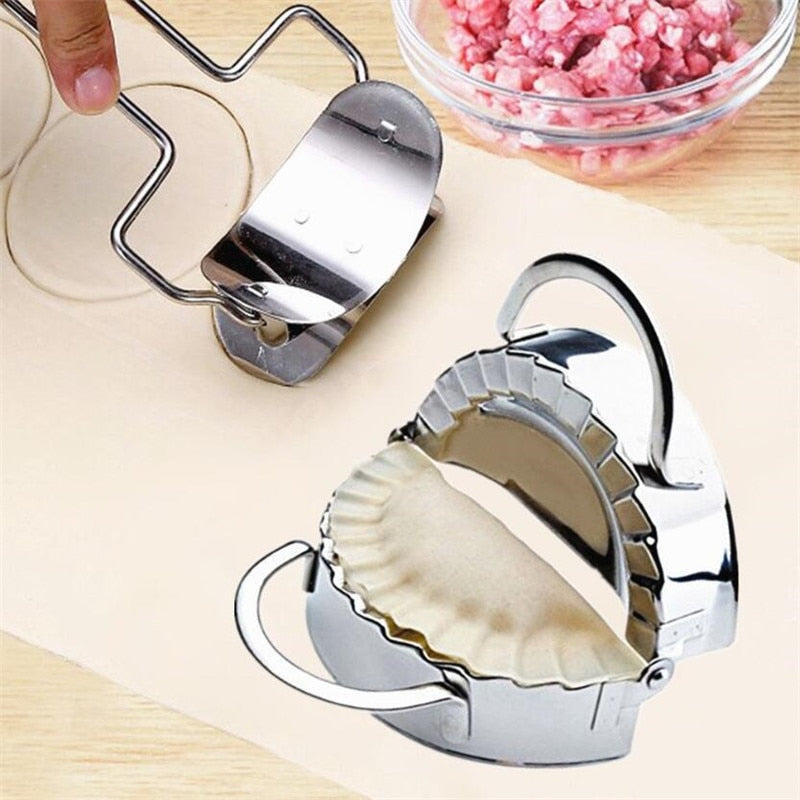 2pcs/set Stainless Steel Dumpling Cutter