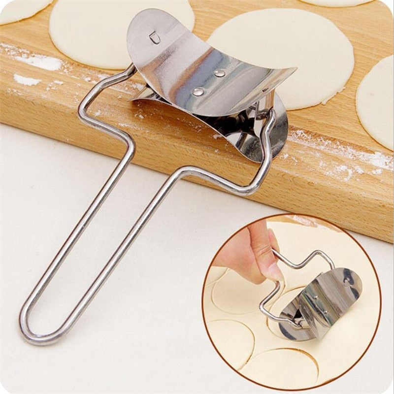 2pcs/set Stainless Steel Dumpling Cutter