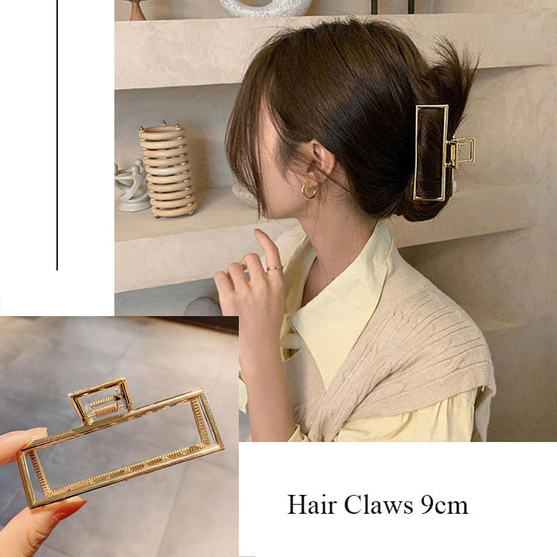 Metal Hair Claw For Women