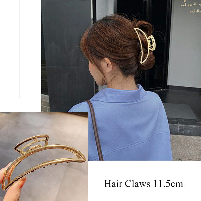 Metal Hair Claw For Women