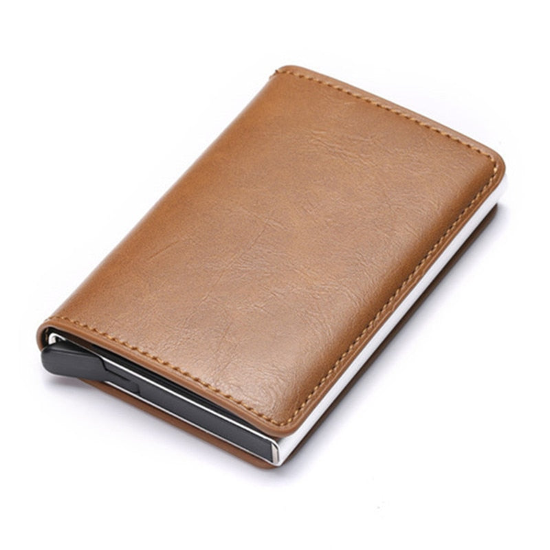 Customized Wallet Credit Card Holder RFID Aluminium Box Bank Card Holder with Money Clips