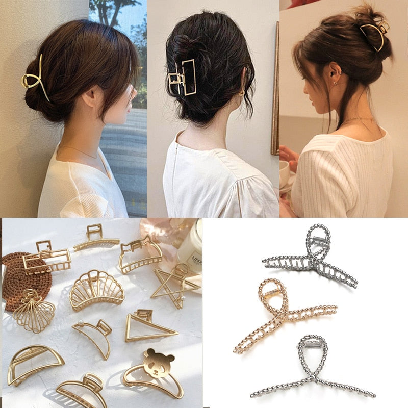 Metal Hair Claw For Women