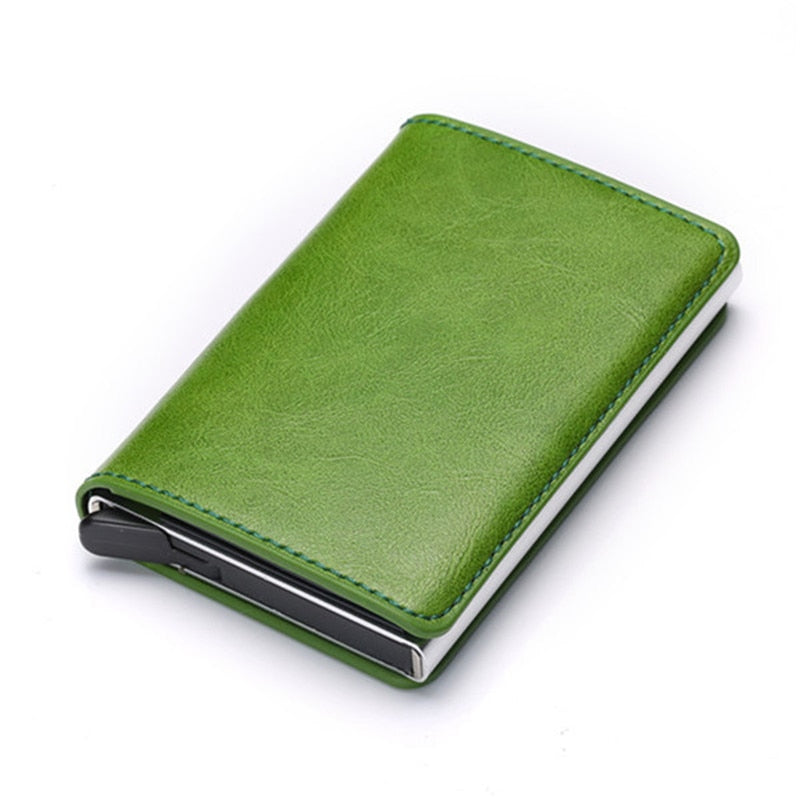 Customized Wallet Credit Card Holder RFID Aluminium Box Bank Card Holder with Money Clips