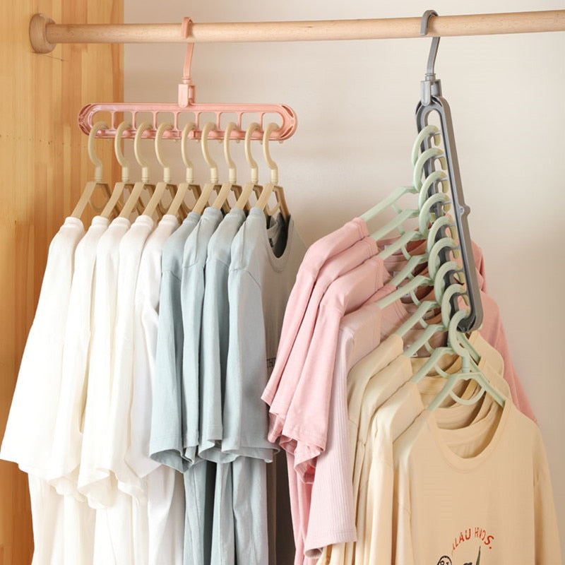 1/2pcs Multi-port Support hanger for clothes