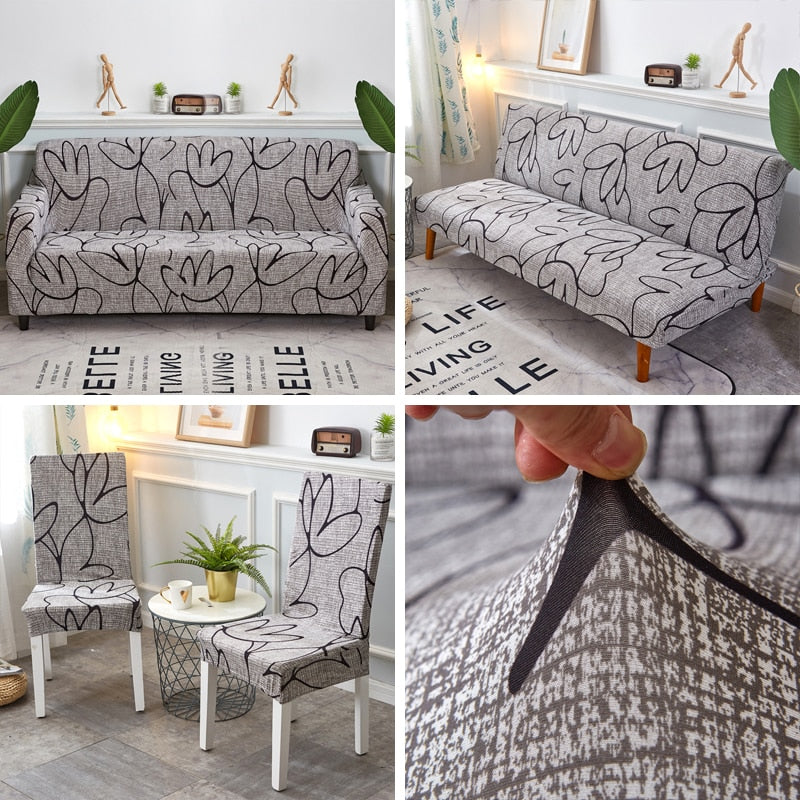 Printed Stretch Chair Cover