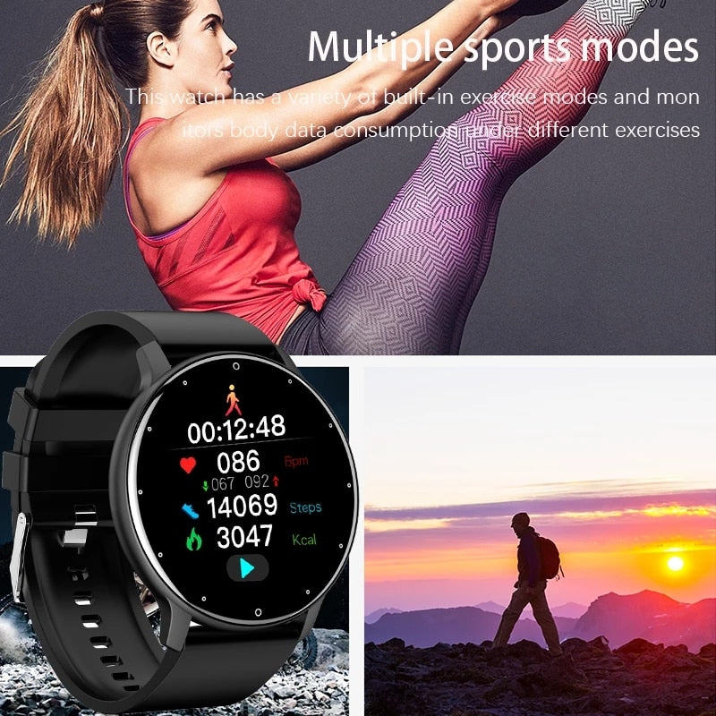 Men Fitness Bracelet Heart Rate Blood Pressure Monitoring Sports Tracker Smartwatch