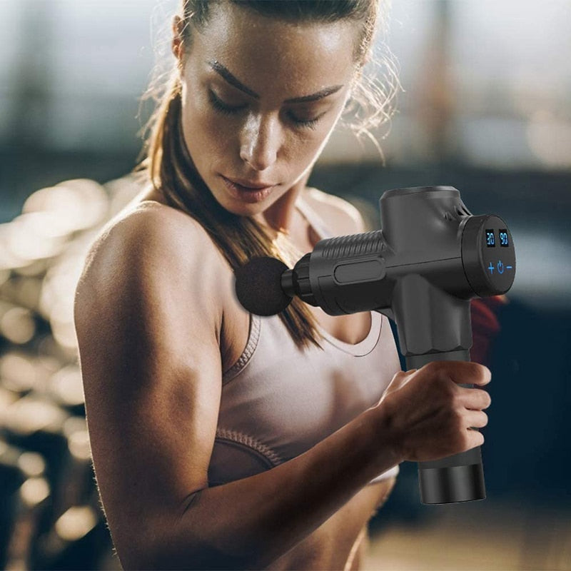 Deep Tissue Muscle Massage Gun 16.8V BRUSHLESS for Body Shoulder Neck Massager Exercising Athletes Relaxation Pain Relief