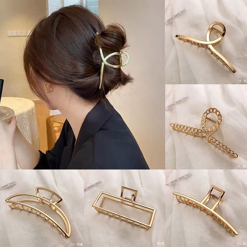 Metal Hair Claw For Women