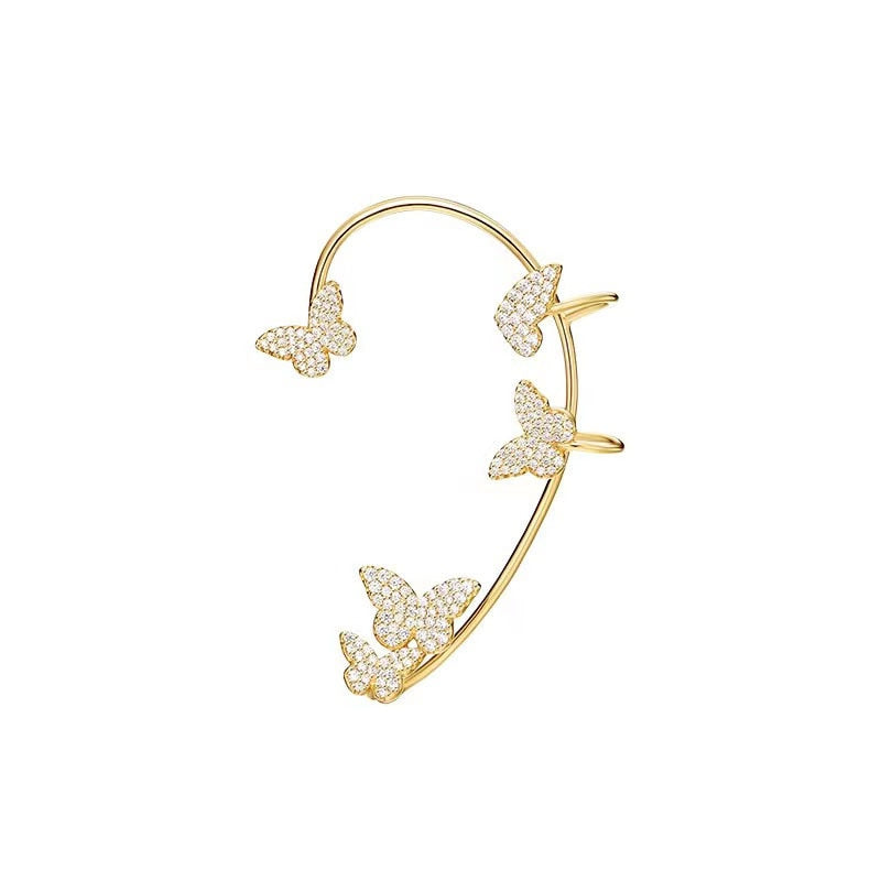 Sparkling Zircon Ear Cuff