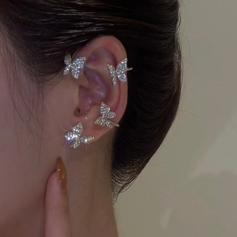 Sparkling Zircon Ear Cuff