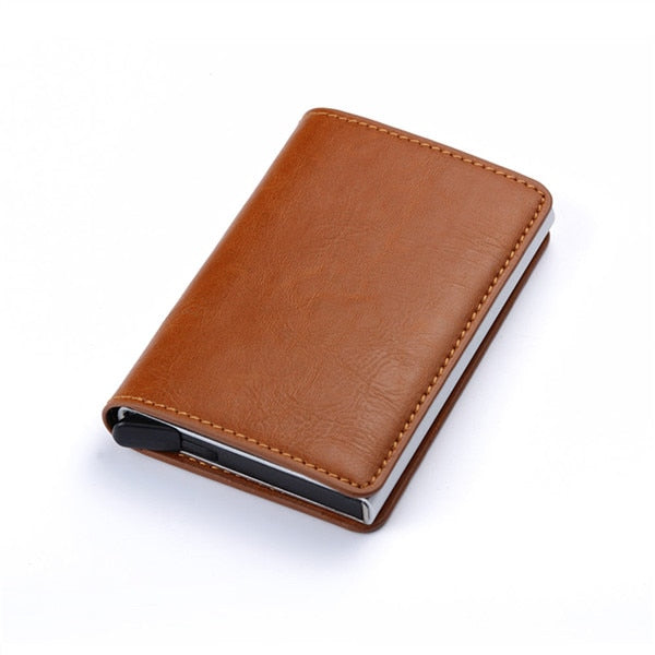 Customized Wallet Credit Card Holder RFID Aluminium Box Bank Card Holder with Money Clips