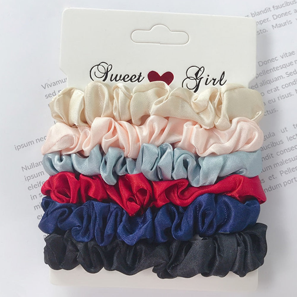 4pcs Skinnies Scrunchie Set