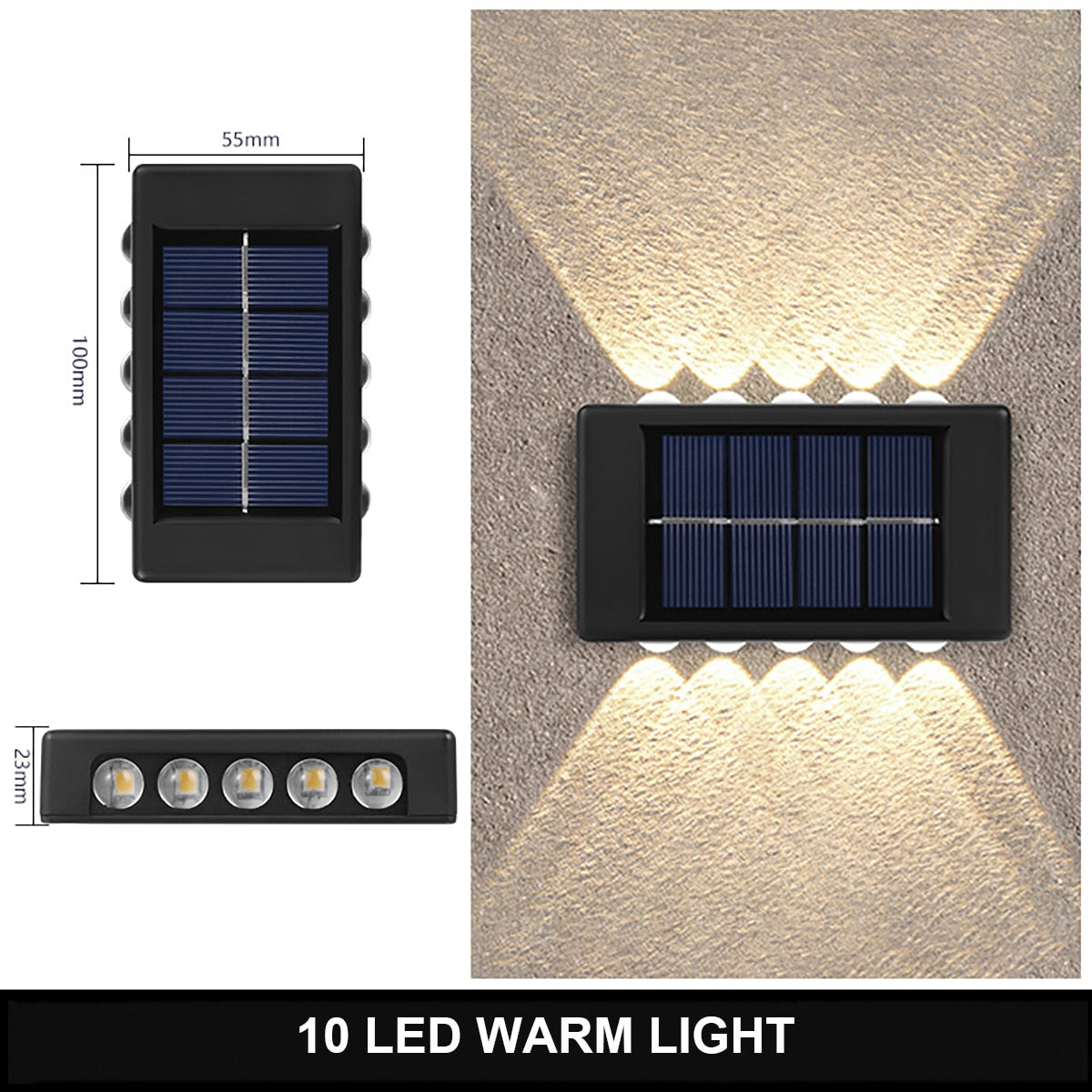 Outdoor Solar Wall Lamp