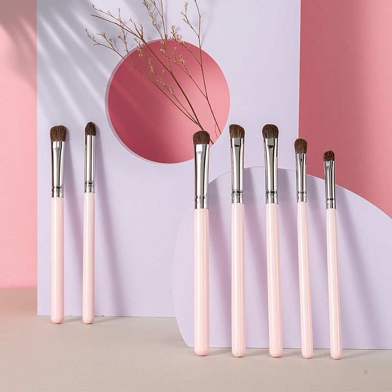 Soft Fluffy Makeup Brush Set Eye Shadow & Foundation