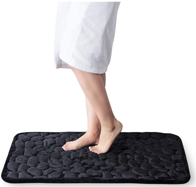 Cobblestone Embossed Non-slip Bathroom Bath Mat