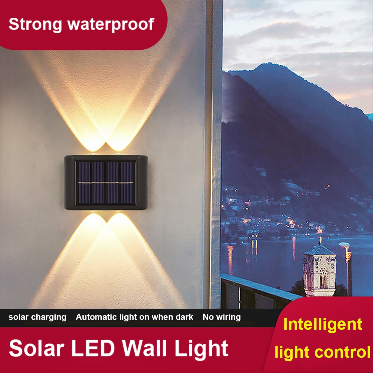 Outdoor Solar Wall Lamp