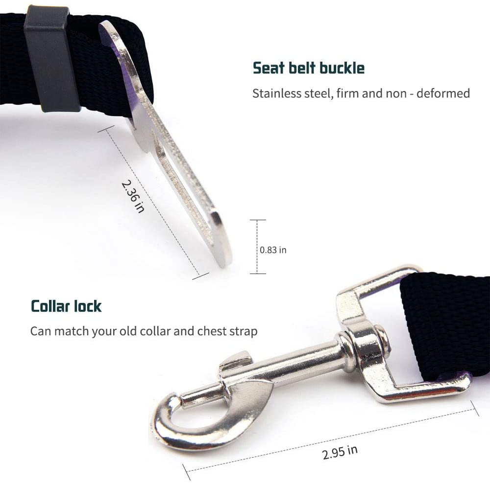 Adjustable Pet Car Seat Belt Harness