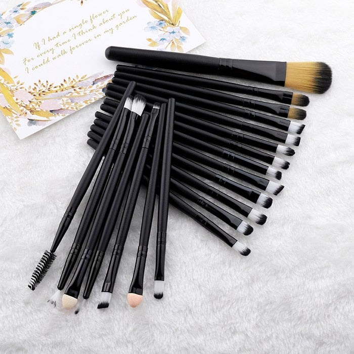 Soft Fluffy Makeup Brush Set Eye Shadow & Foundation