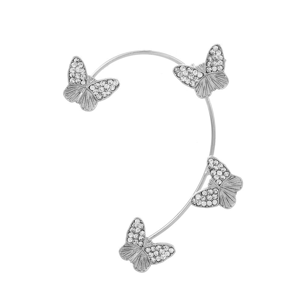 Sparkling Zircon Ear Cuff