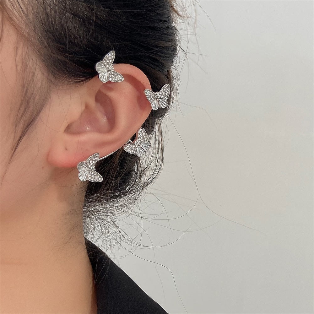 Sparkling Zircon Ear Cuff