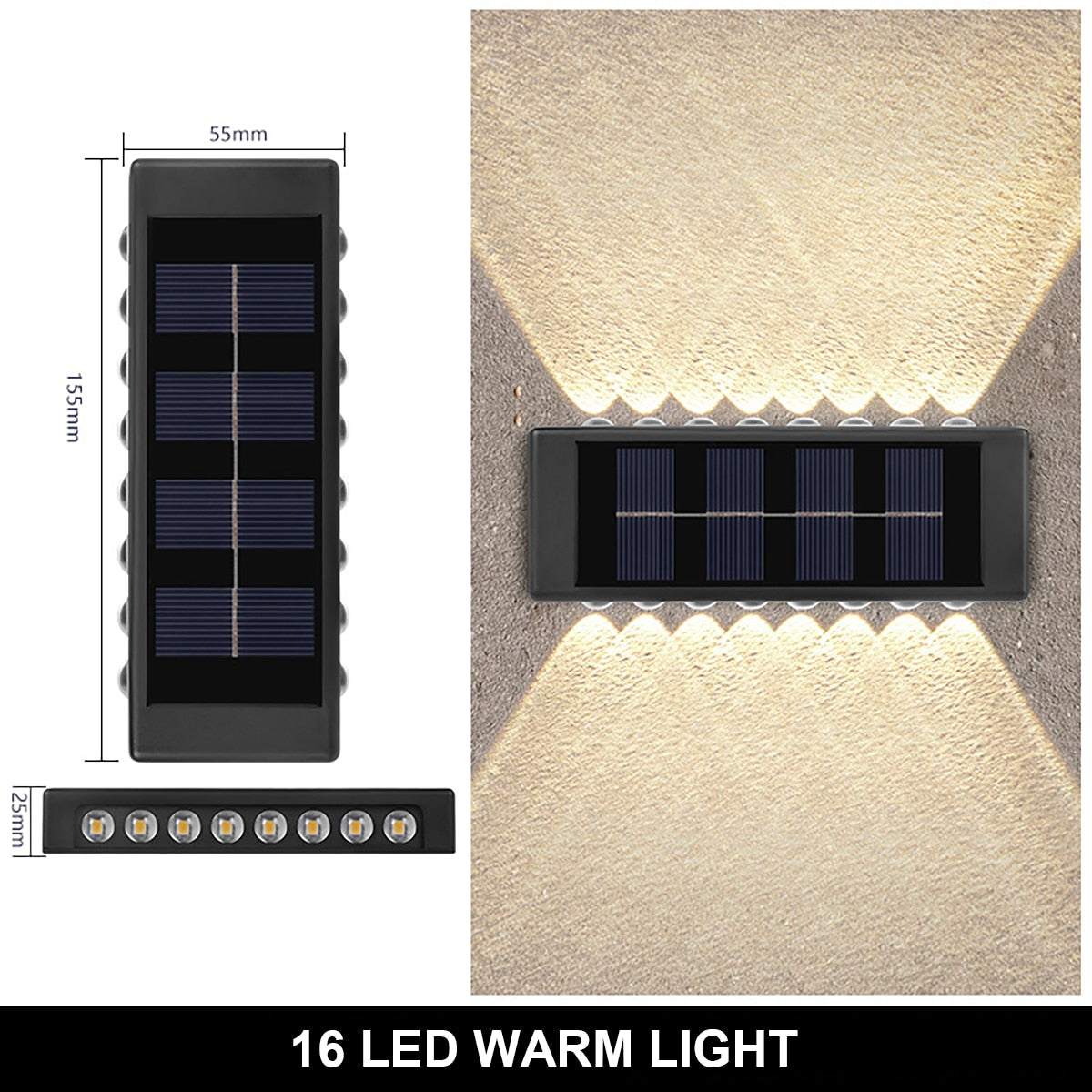 Outdoor Solar Wall Lamp