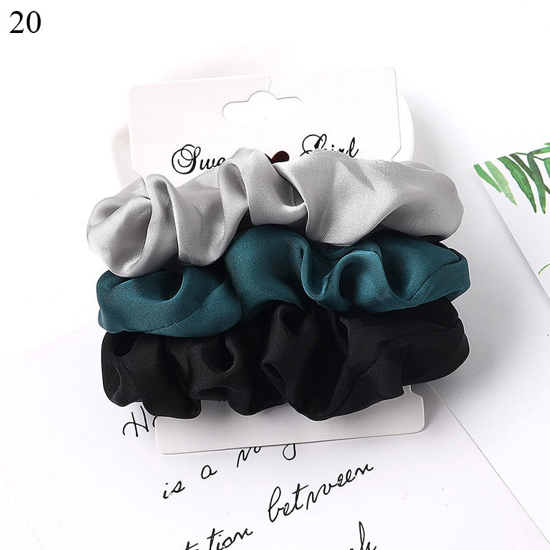 4pcs Skinnies Scrunchie Set