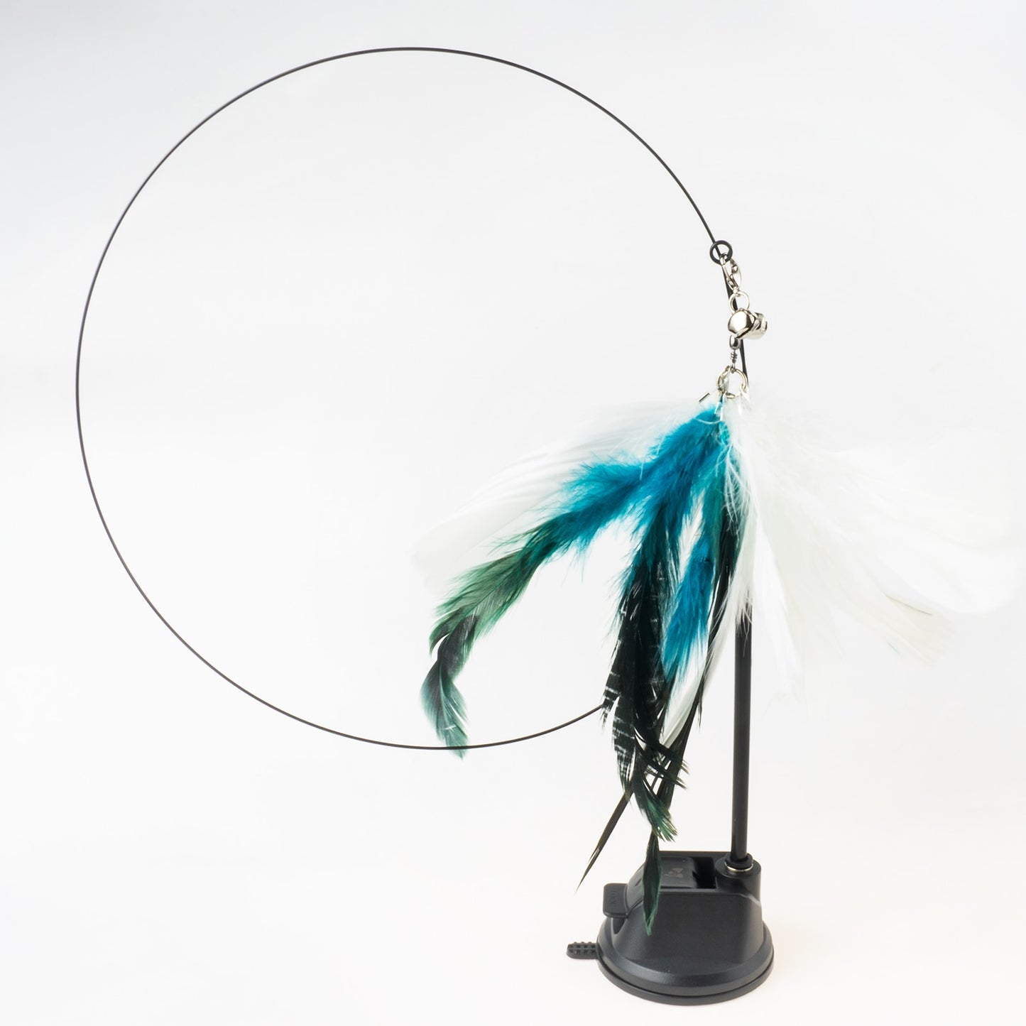 Hand free Bird/Feather Cat Wand with Bell