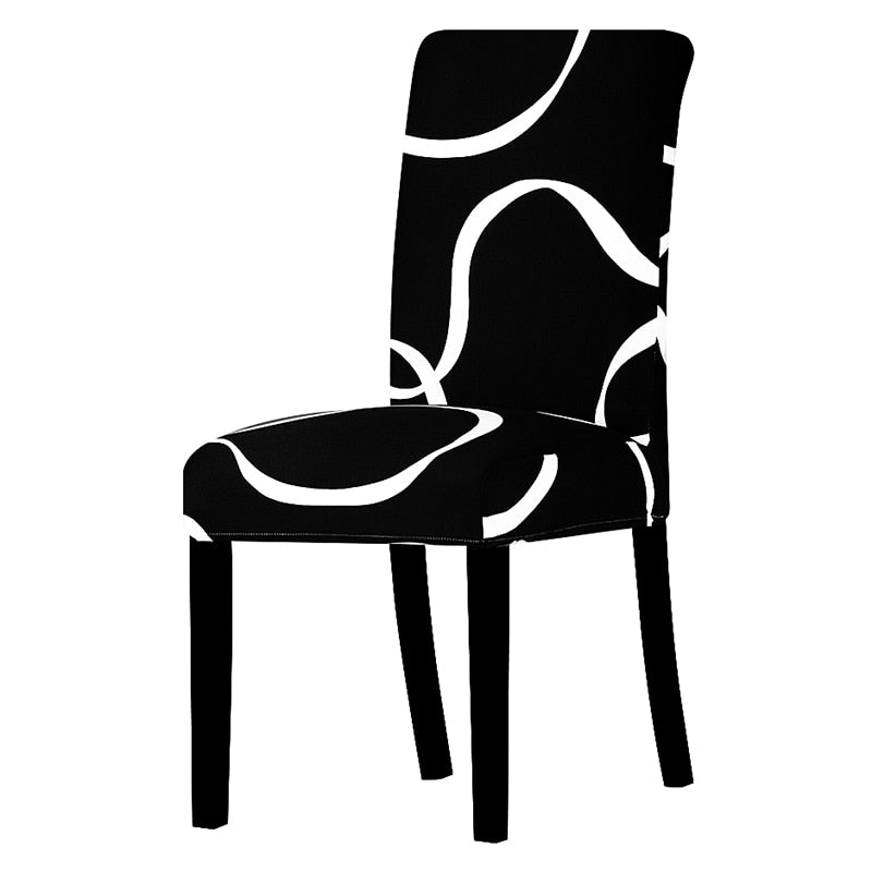 Printed Stretch Chair Cover