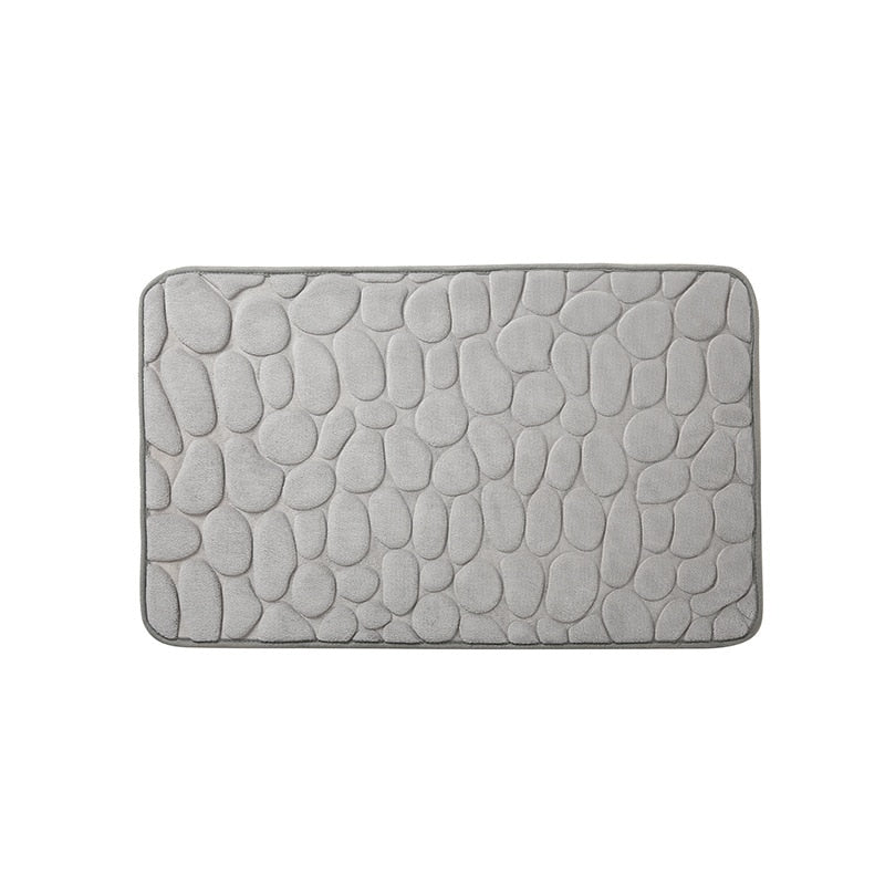 Cobblestone Embossed Non-slip Bathroom Bath Mat